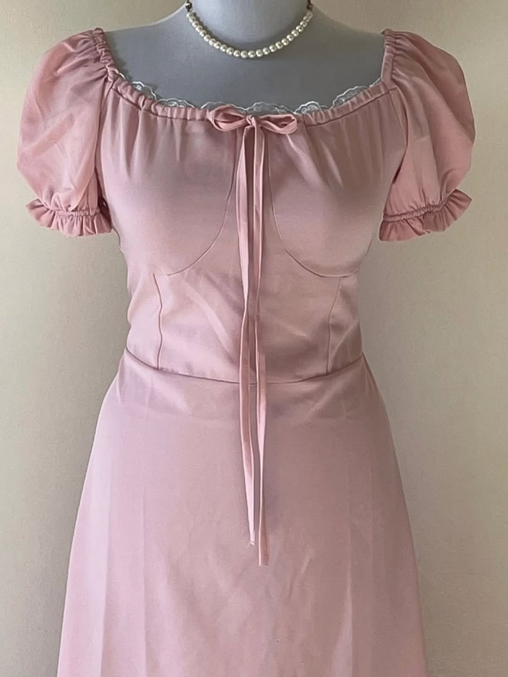 Summer dress with lace