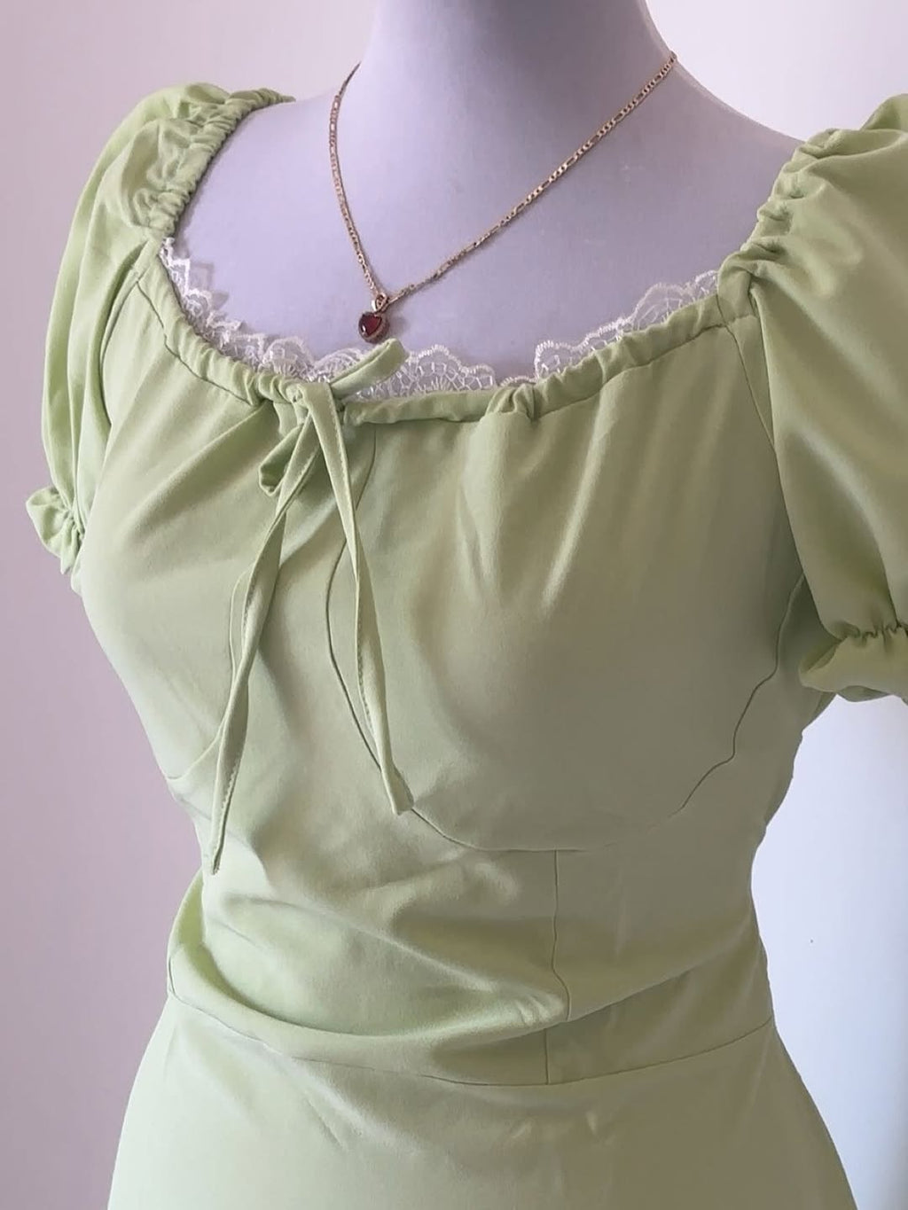 Summer dress with lace