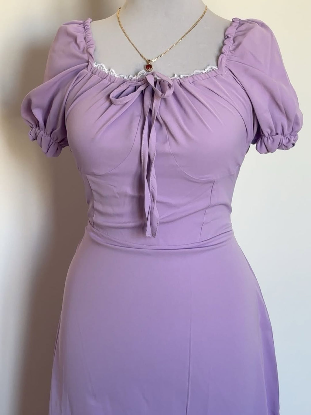 Summer dress with lace