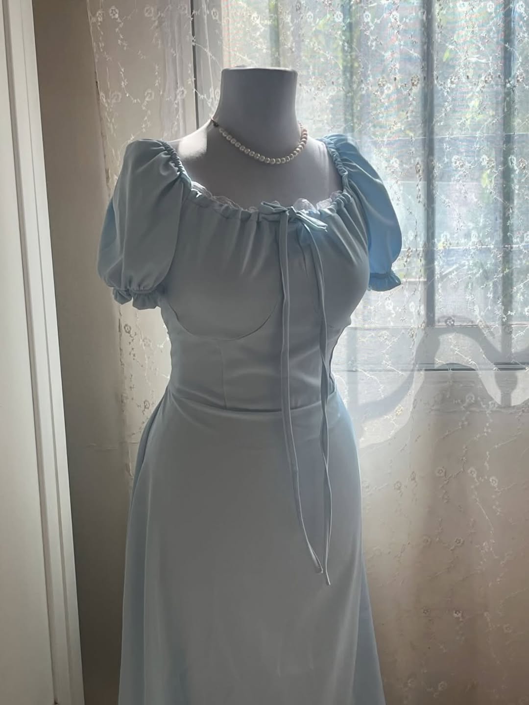 Summer dress with lace